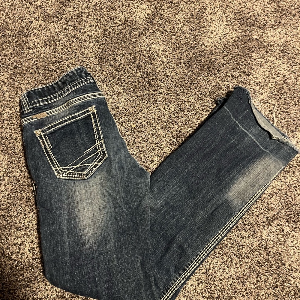 Rock & Roll Cowgirl Blue Boot Cut Jeans